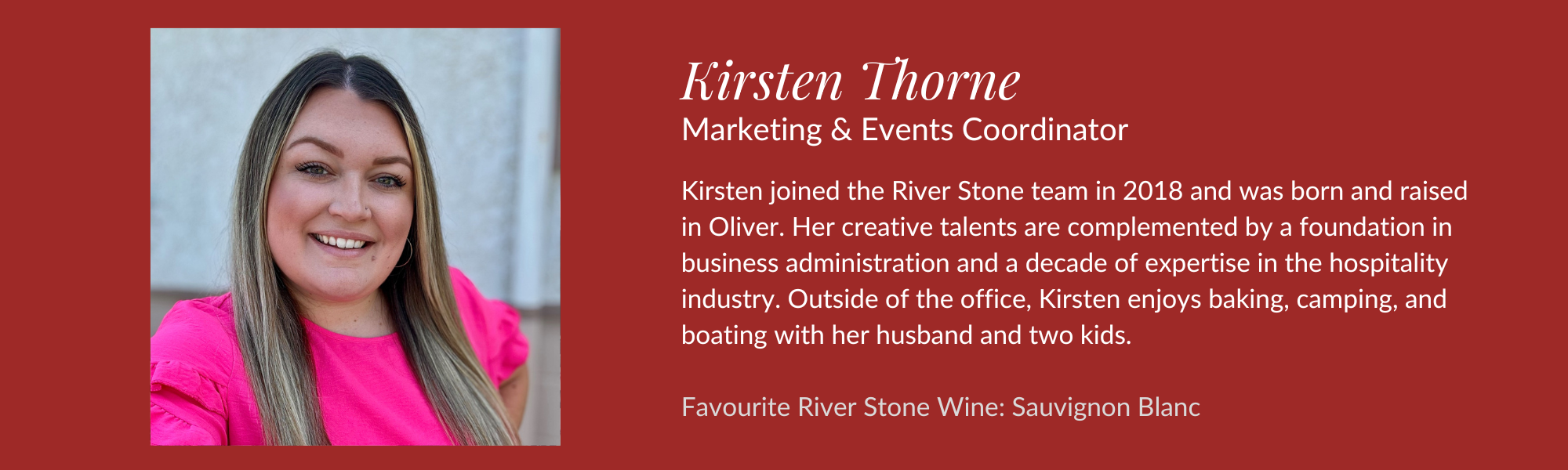 Staff Bio Kirsten