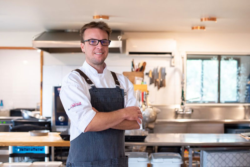 River Stone Winemaker's Dinner at Backyard Farm with Chef Chris Van Hooydonk