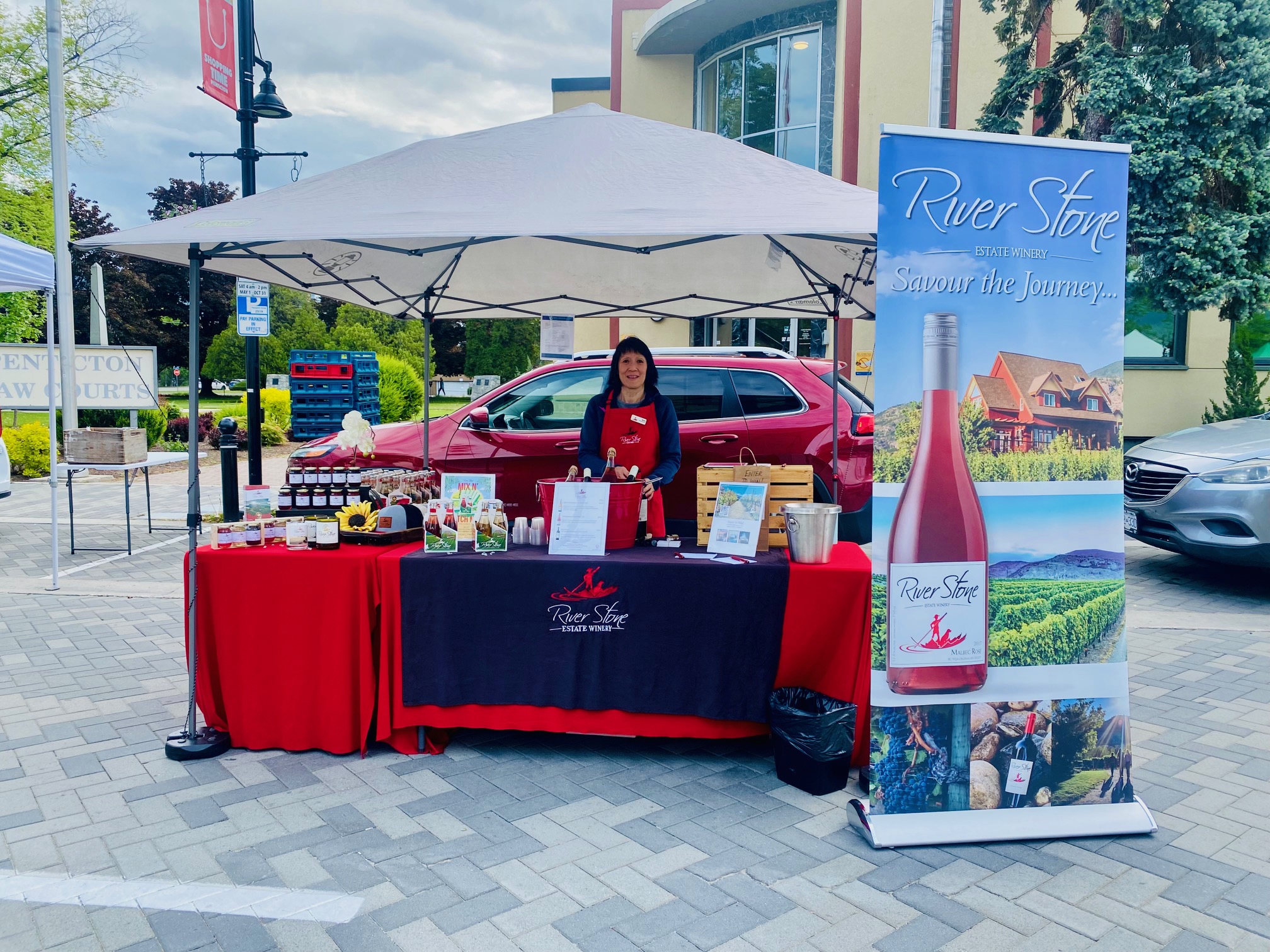 River Stone at the Penticton Farmers Market